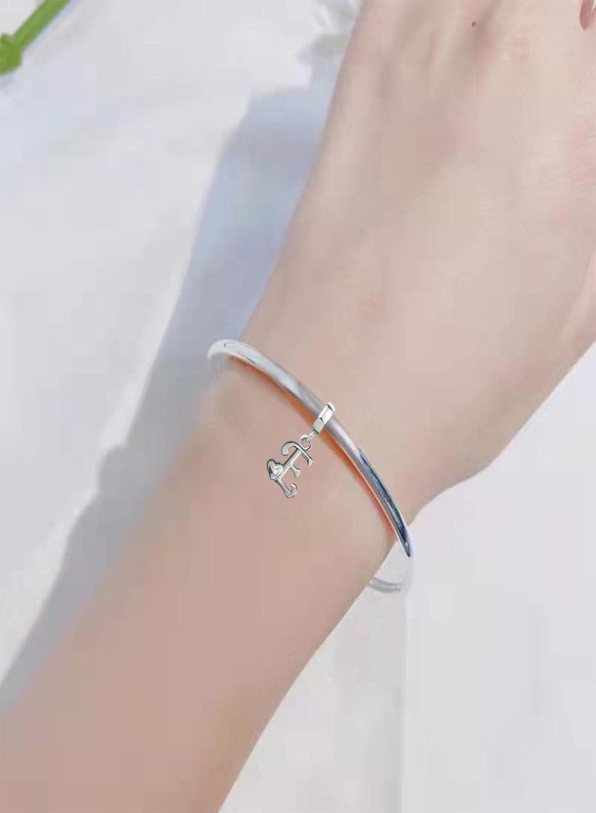 TGLS Heart Letter M Initial Charms Alphabet Letter Dangle Beads Compatible With Pandora Charms Bracelets - Image 5